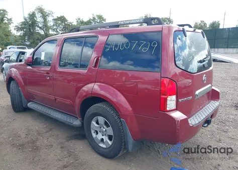 2007 Nissan Pathfinder Se from USA, damaged, VIN 5N1AR18W67C633809